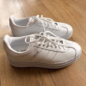 adidas Gazelle White Sneakers